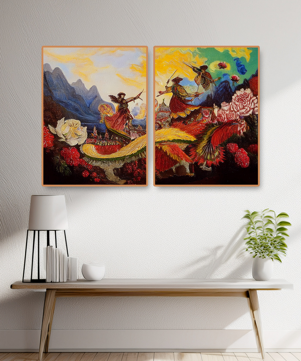 2 PARTS FLOATING FRAME