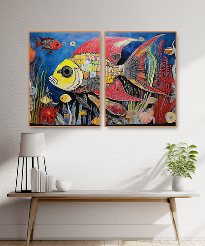 2 PARTS FLOATING FRAME