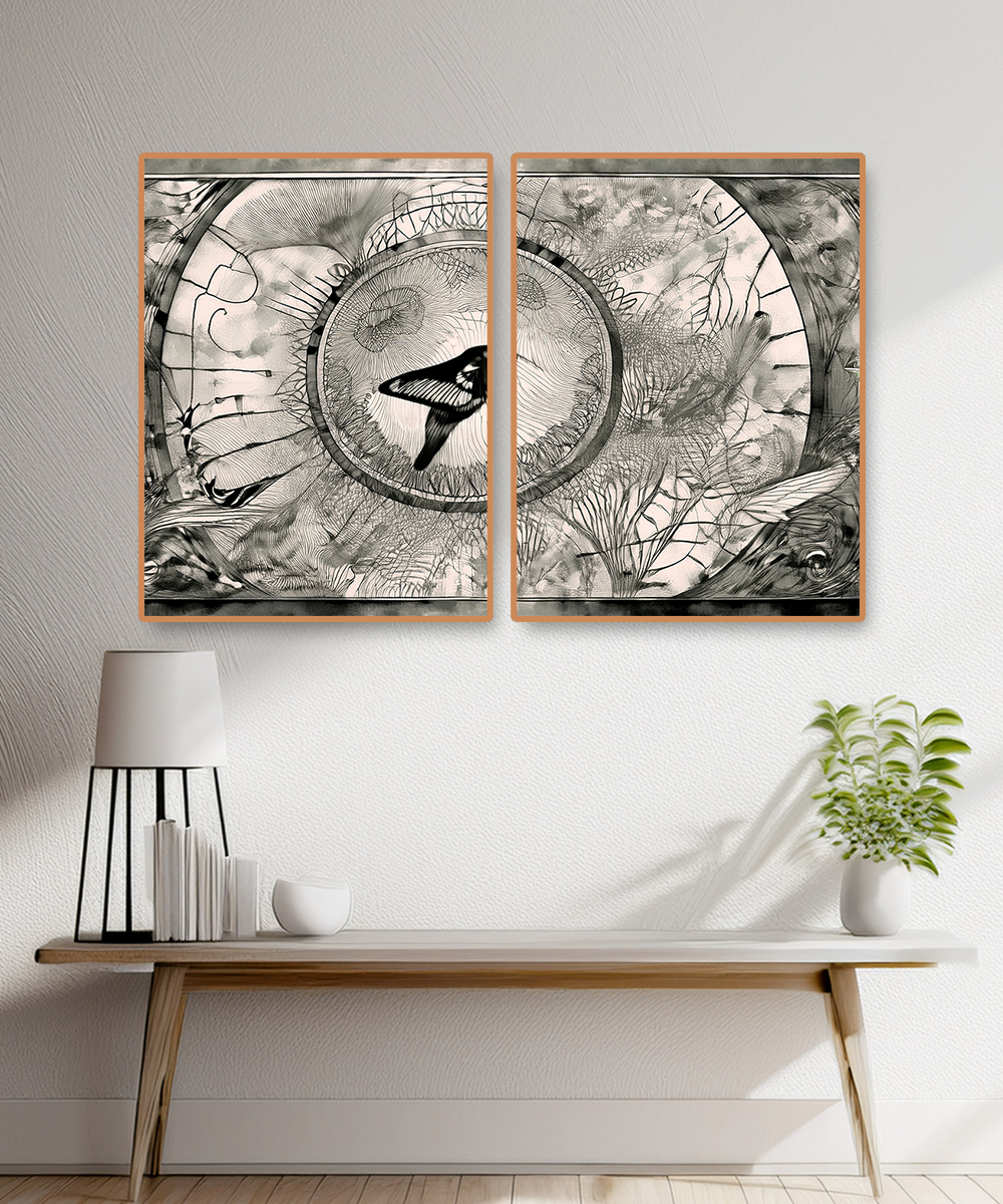 2 PARTS FLOATING FRAME