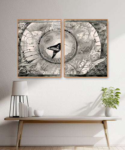 2 PARTS FLOATING FRAME