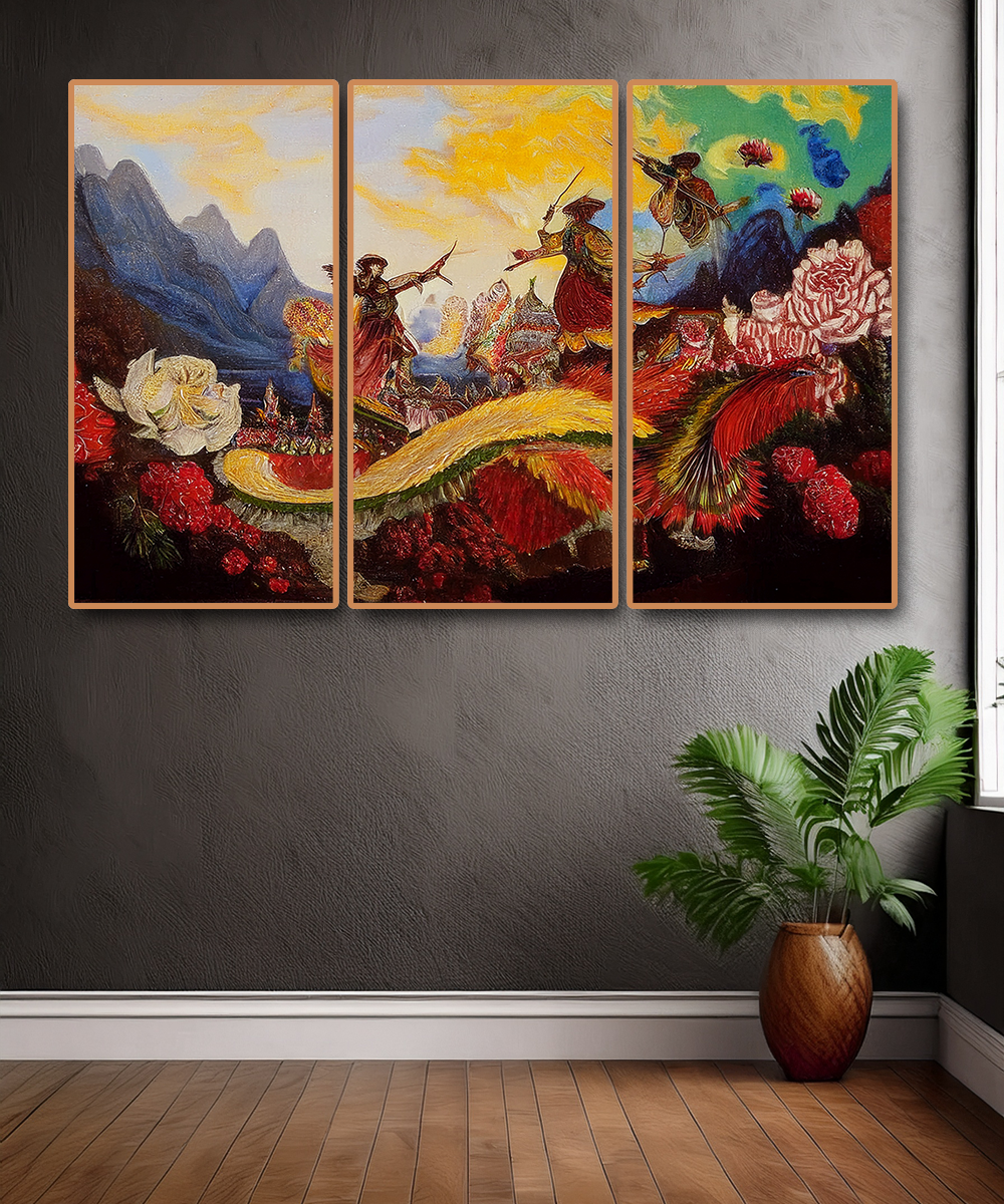 3 PARTS FLOATING FRAME