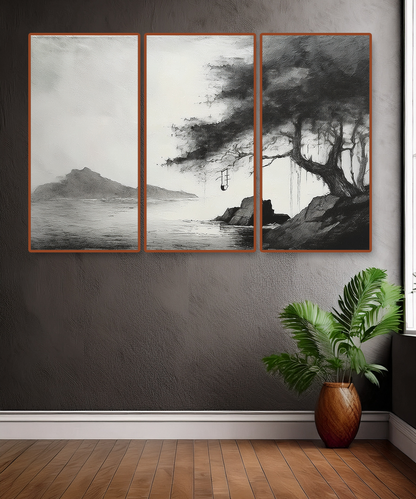 WALNUT 3 PARTS