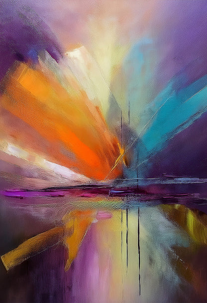 Vibrant Energy Abstract Canvas Wall Art – Bold Expression Collection | Premium Fade-Resistant Print