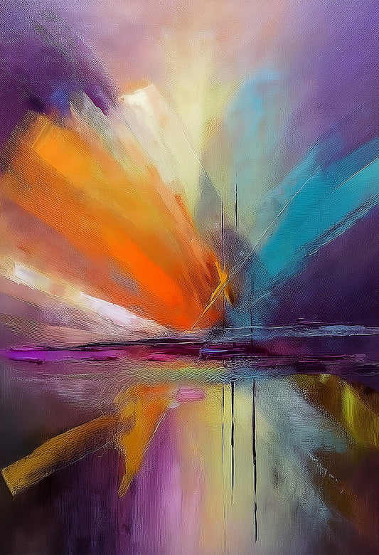 Vibrant Energy Abstract Canvas Wall Art – Bold Expression Collection | Premium Fade-Resistant Print