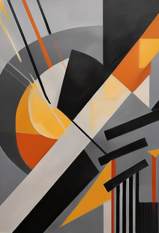 Geometric Balance Abstract Canvas Wall Art – Bold Expression Collection | Premium Fade-Resistant Print