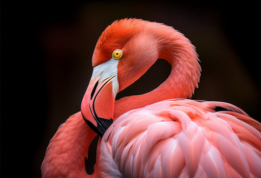 Elegant Flamingo Canvas Wall Art – Tropical Grace Collection | Premium Fade-Resistant Print