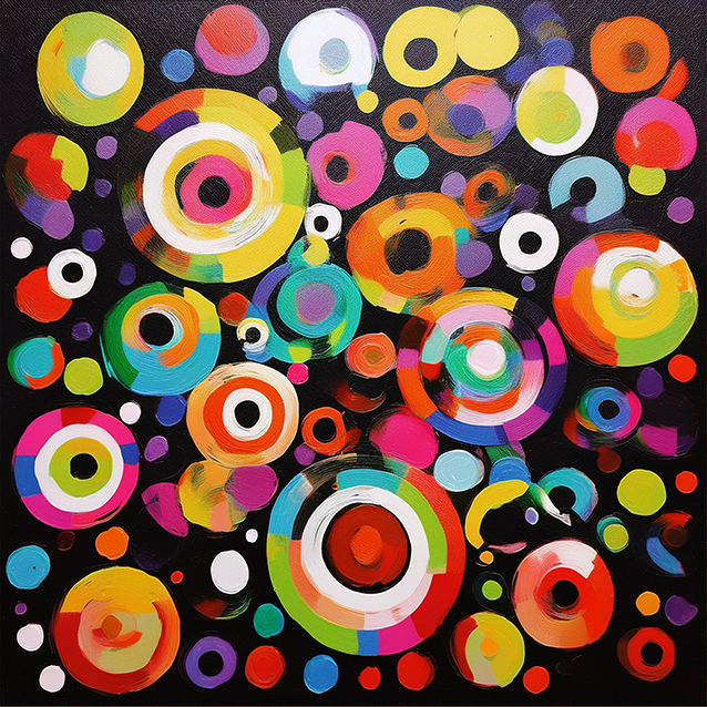 Circles in Motion – Abstract Geometric Energy