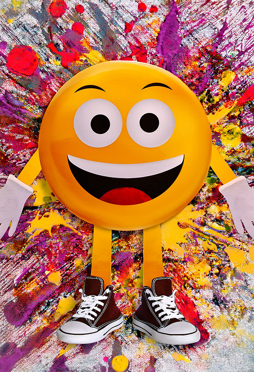 Digital Mood – Playful Pop Art Emoji Canvas Wall Art