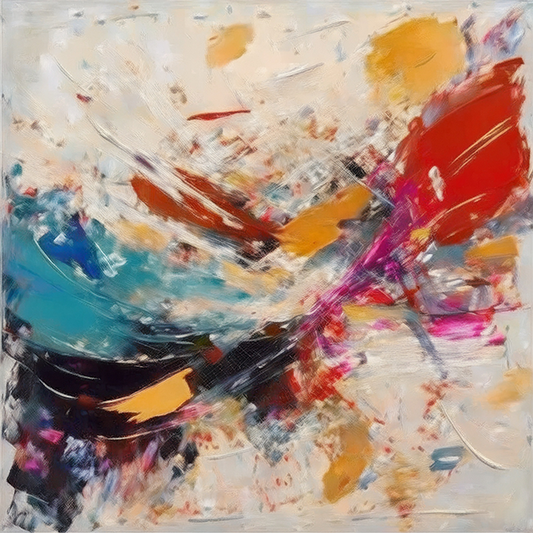 Echoes of Motion – Abstract Energy Canvas Wall Art