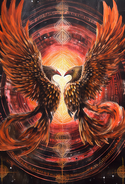 Eternal Flight of Huginn & Muninn – Mythical Ravens Canvas Wall Art