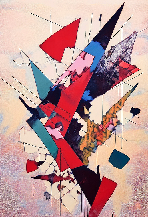 Abstract Geometric Canvas Wall Art – Bold Modern Fine Art Print