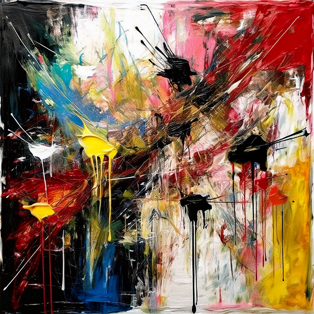 Fragments of Freedom – Expressive Abstract Splatter