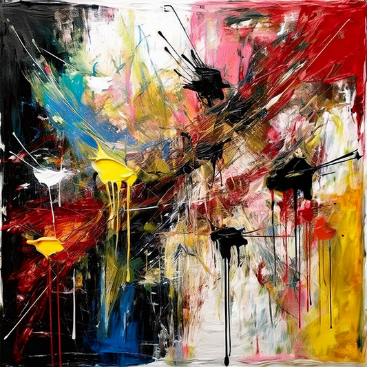 Fragments of Freedom – Expressive Abstract Splatter