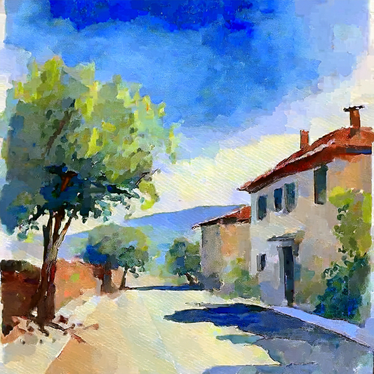 Lemon Tree – Sunlit Simplicity Canvas Wall Art