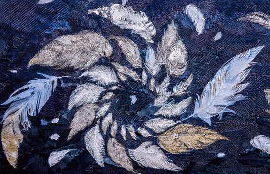 Pine Gambel Spiral – Botanical Abstract Canvas