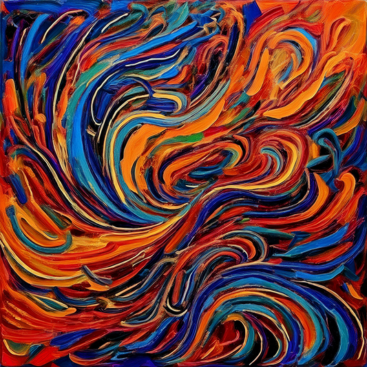 Rhythms of Fire – Vortex-Inspired Abstract Expression