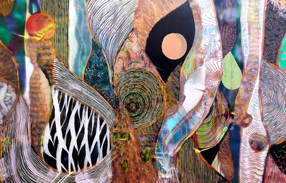 Sacred Geometry Flow – Abstract Multilayered Canvas Wall Art