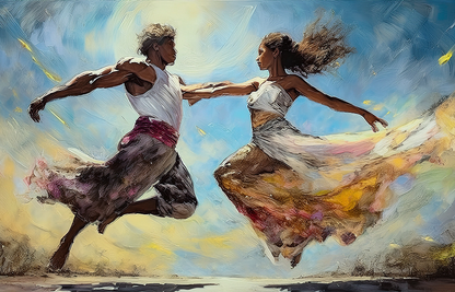 Sky Dancers – Eternal Freedom Canvas Wall Art