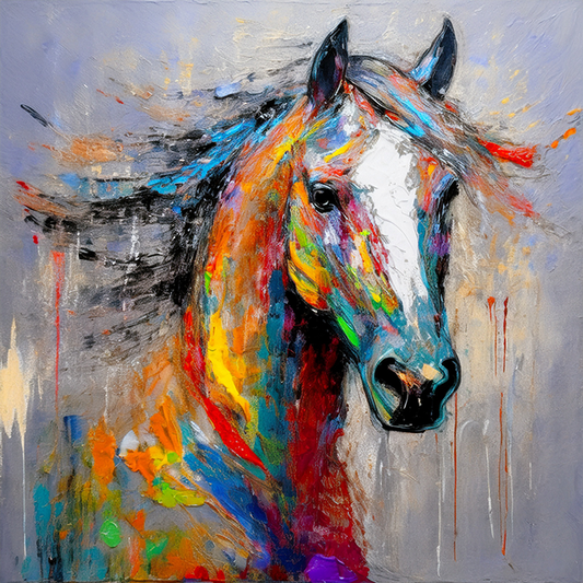 Spirit of the Stallion – Vibrant Equine Expression