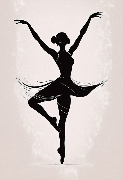 The Silent Leap Canvas Wall Art – Grace in Motion