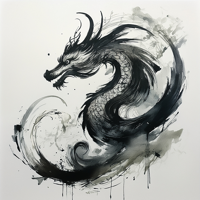 Whispers in Ink – Eastern Dragon Spirit