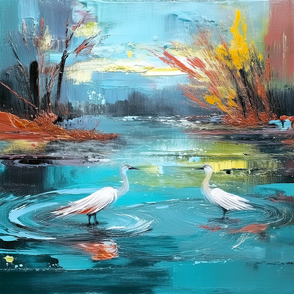 Whispers on Water – Tranquil Nature Impression